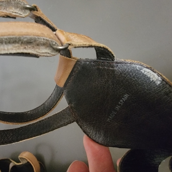 PIKOLINOS Tan and Brown Sandals with Le Dec - Picture 8 of 9